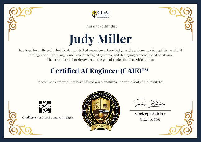 Certified Generative AI Specialist Certificate